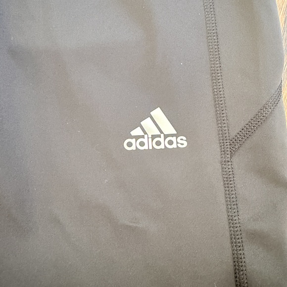 Adidas Climalite Techfit Compression Capri Running pants in Black - Picture 3 of 6